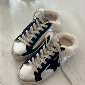 Silver and Black Women's Sneakers    (not sure if authentic)
